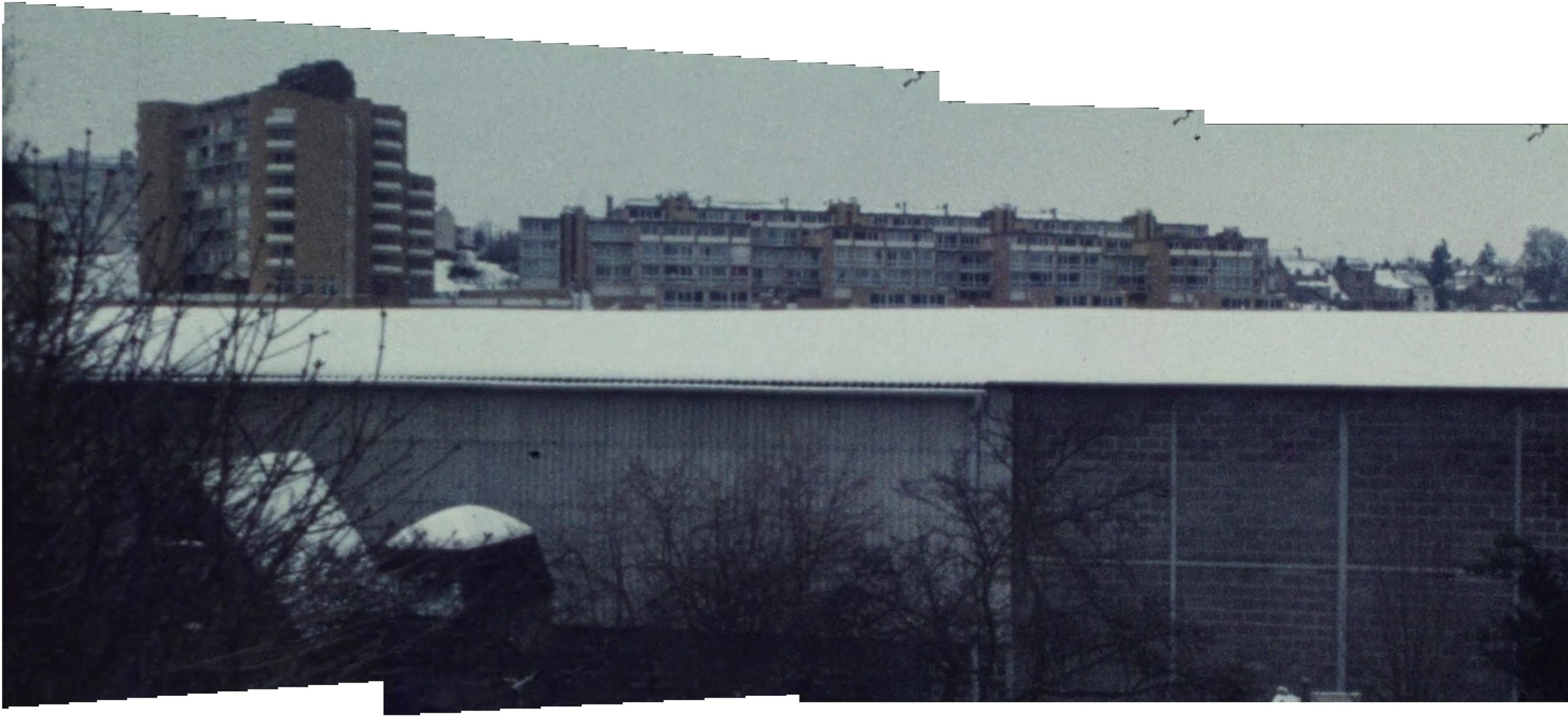Vieux Montargis - Rue de la Sirène - Immeubles - Hiver 1979