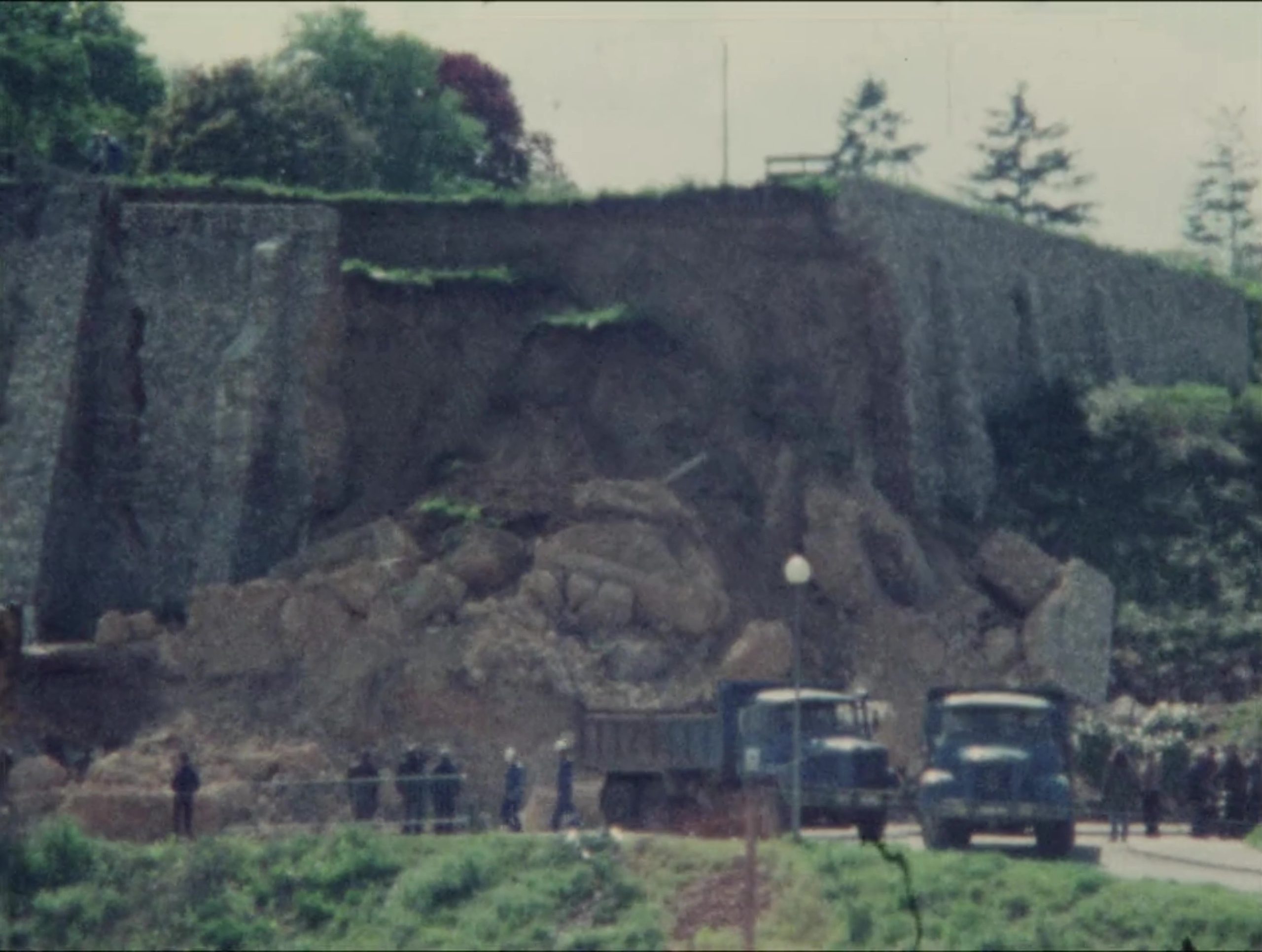 Vieux Montargis - Rue de la Sirène - Contreforts du château - 1978
