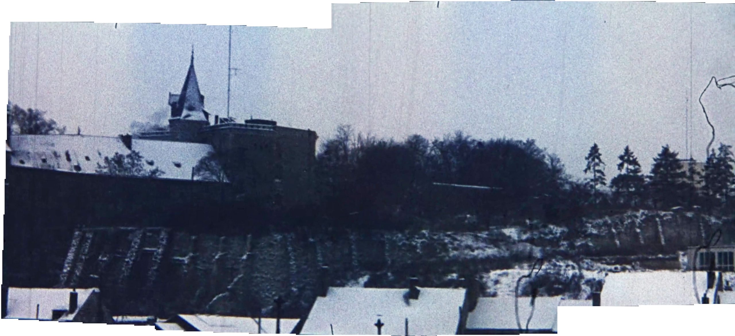 Vieux Montargis - Rue de la Sirène - Château - Hiver 1969