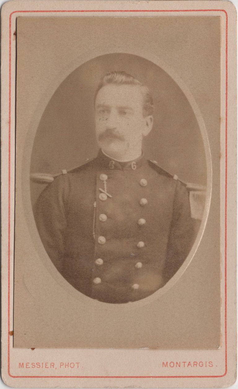 Portrait d'un militaire du 6e régiment d'infanterie coloniale