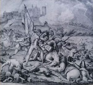 Gaillardin s'emparant de l'étendard de Warwick