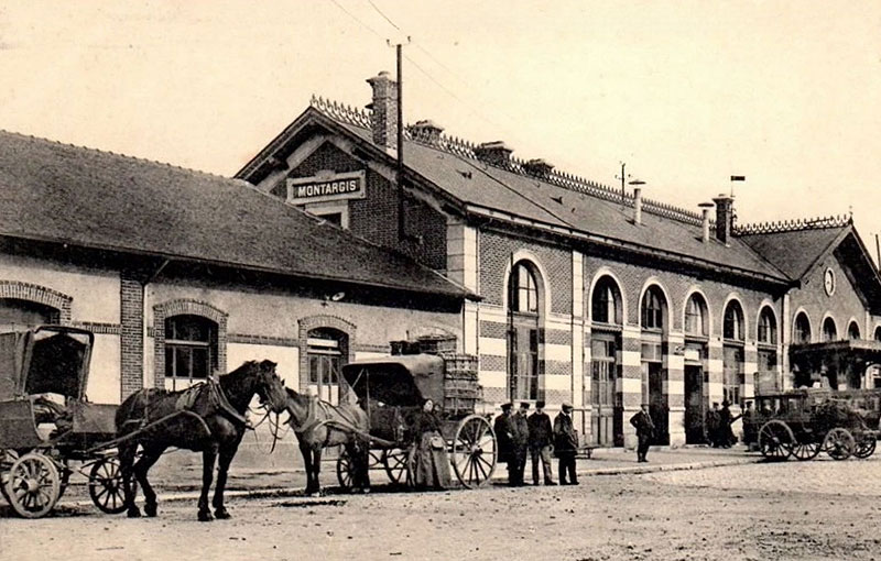 Histoire de Montargis - Avenue de la Gare - La gare