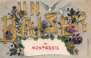 Carte postale ancienne de Montargis dans le Loiret. CPA