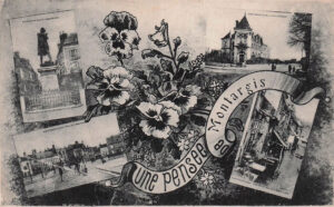 Carte postale ancienne de Montargis dans le Loiret. CPA