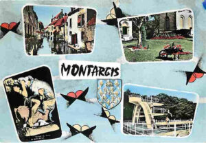 Carte postale ancienne de Montargis dans le Loiret - CPSM