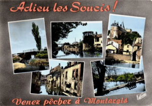 Carte postale ancienne de Montargis dans le Loiret - CPSM