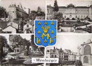 Carte postale ancienne de Montargis dans le Loiret - CPSM