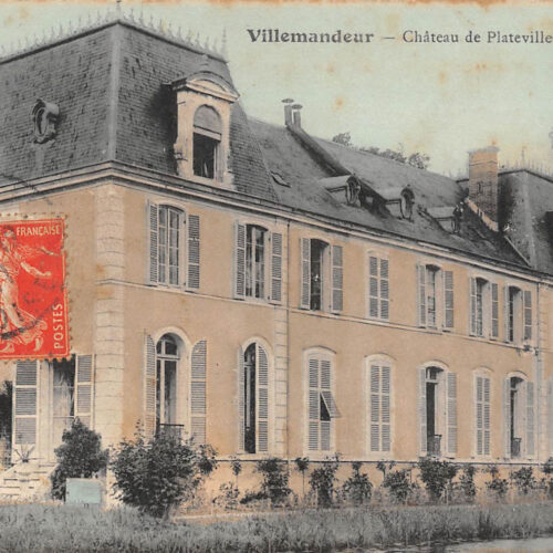 Histoire de Villemandeur 45700 - Château de Platteville