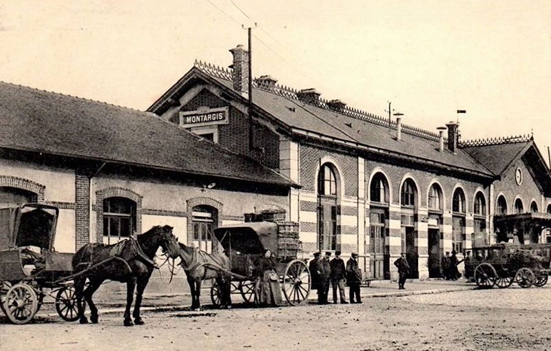 Histoire de Montargis - Avenue de la Gare - La gare